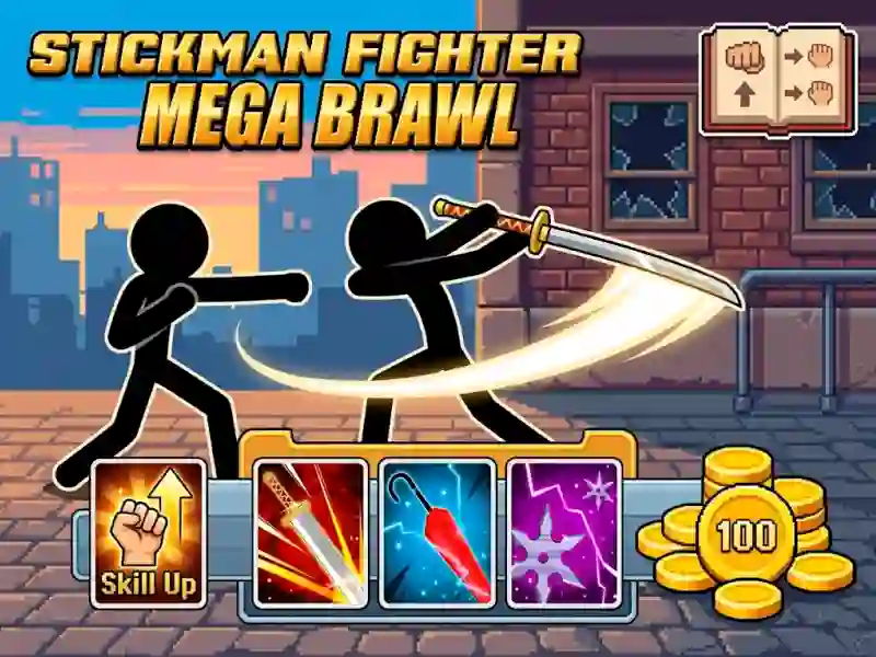 Stickman Fighter Mega Brawl