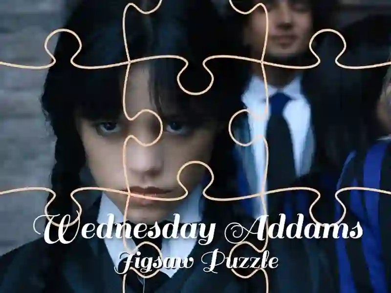 Wednesday Addams Jigsaw Puzzle
