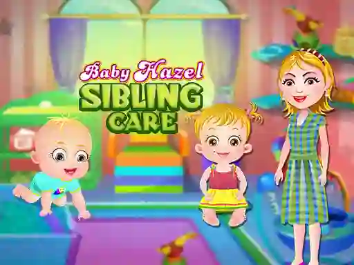 Baby Hazel sibling care