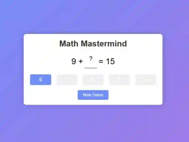 Math Mastermind
