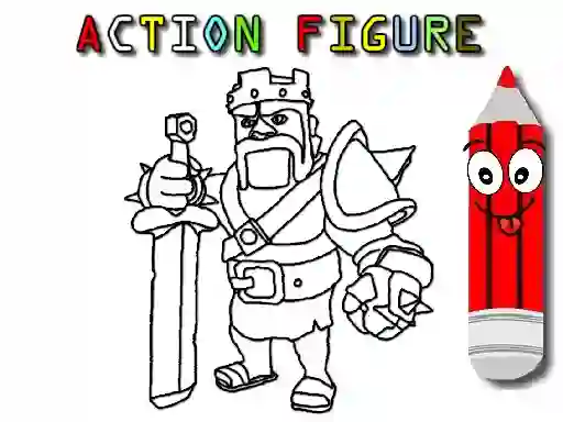 Back To School: Action Figure Coloring