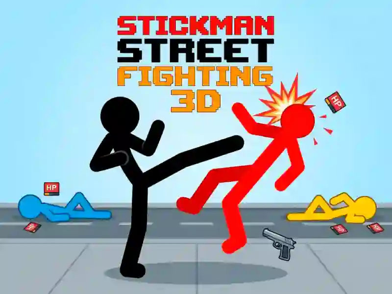 Stickman Street Fighting 3d