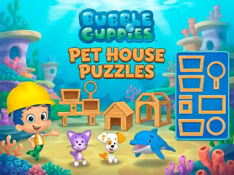 Bubble Guppies Pet House Puzzles