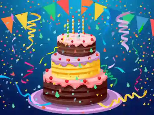 Birthday cake puzzle