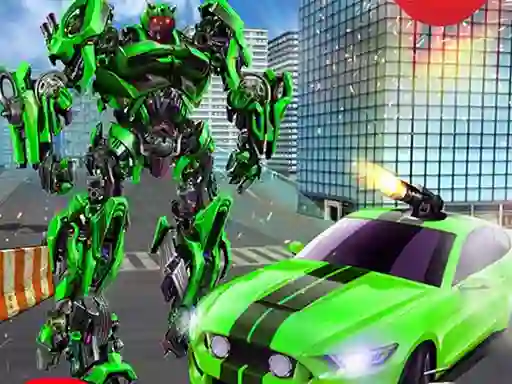 Grand robot car transform 3d game