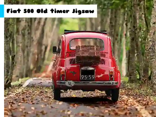 Fiat 500 Old Timer Jigsaw