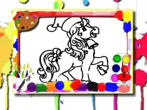 Horse Coloring Book