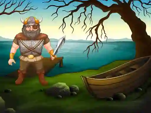 Viking Warrior Battle: Puzzle