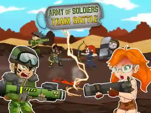 Army of soldiers: Team Battle
