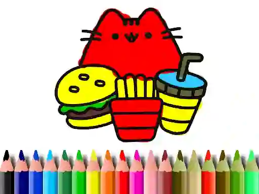 Back To School: Cute Cats Coloring