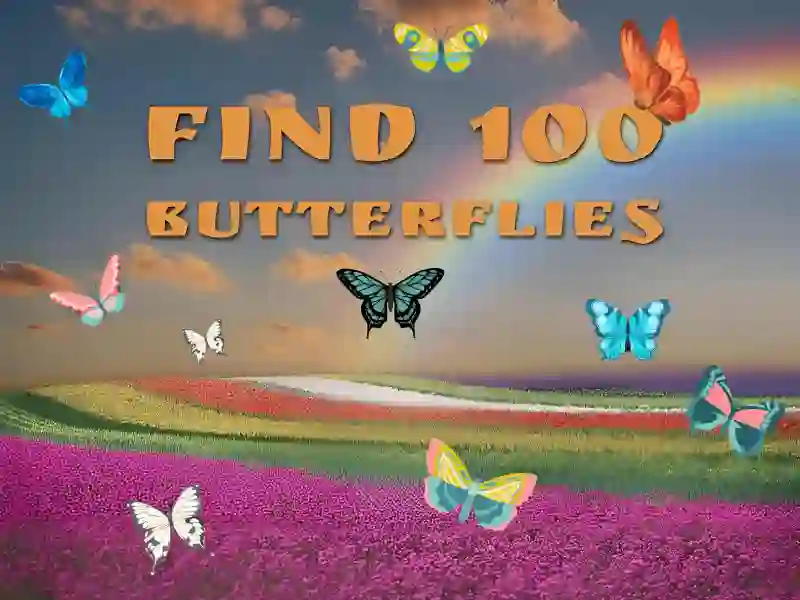 Find 100 butterflies