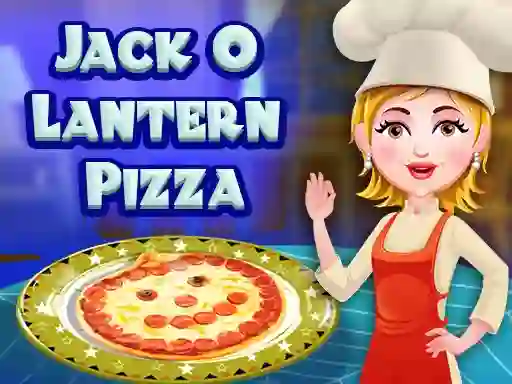 Jack O Lantern pizza