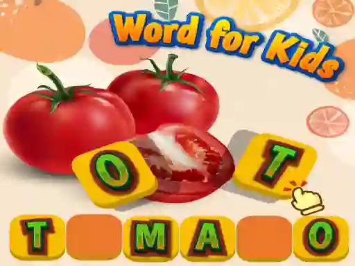 Fruits and Vegetables Word for Kids