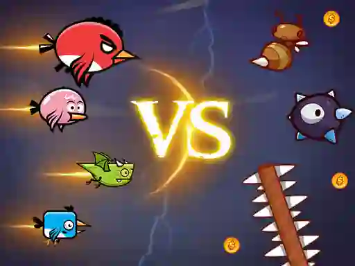 Infuriated bird