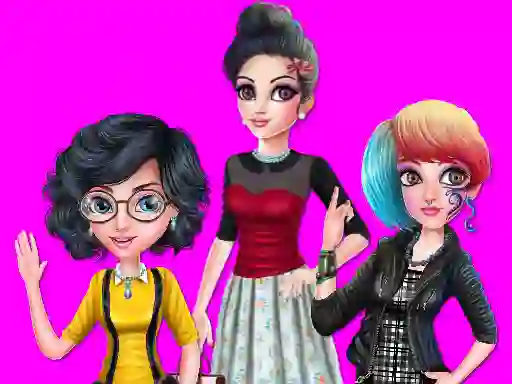 College Girl Squad Fashion Dressup