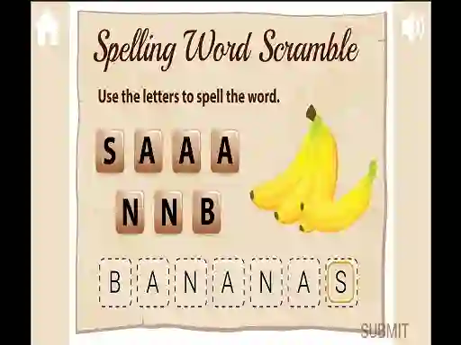 Spelling Word Scramble