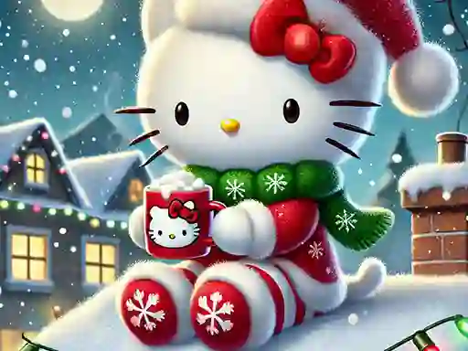 Hello Kitty Christmas Puzzle