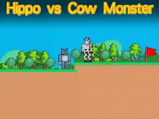 Hippo vs Cow Monster