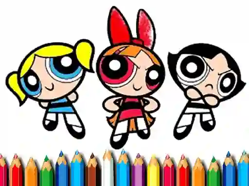 PowerPuff Girls Coloring Book