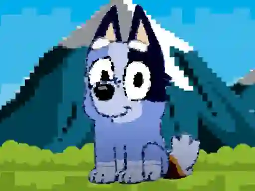 Bluey dog pixal