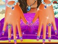 Moana ਕ੍ਰਿਸਮਸ manicure 