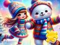 Jigsaw Puzzle: ਕੁੜੀ ਆਨ ਦ ਰਿੰਕ 