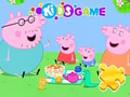 Jigsaw Puzzle: Peppa Pig ਪਰਿਵਾਰਕ ਪਿਕਨਿਕ 