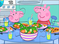 Jigsaw Puzzle: Peppa ਡਿਨਰ ਦਾ ਸਮਾਂ 