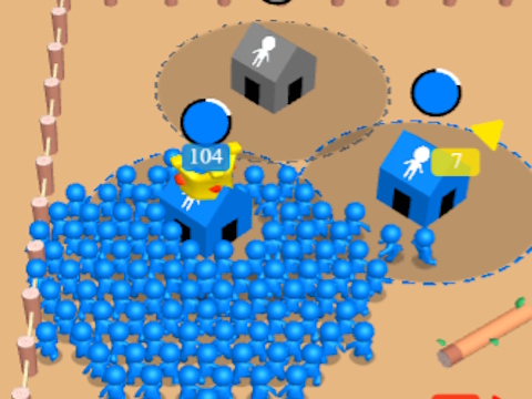 Giant Crowd io: ਹਾਊਸ ਕੈਪਚਰ 