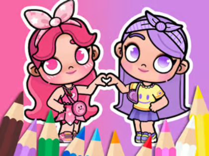 ਕਲਰਿੰਗ ਬੁੱਕ: ਅਵਤਾਰ ਵਰਲਡ ਵਿੱਚ BFF 