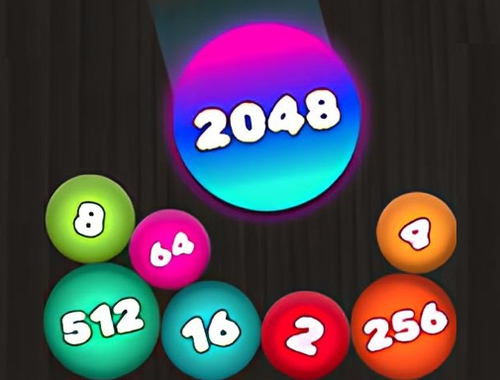 2048 ਬੁਝਾਰਤ: ਗੇਂਦਾਂ ਨੂੰ ਕਨੈਕਟ ਕਰੋ 