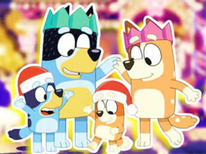 Jigsaw Puzzle: Bluey Family ਕ੍ਰਿਸਮਸ ਈਵ 
