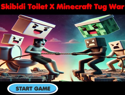 ਸਕਿਬਿਮੀ ਟਾਇਲਟ ਐਕਸ ਮਾਇਨਕਰਾਫਟ ਟੱਗ ਯੁੱਧ 