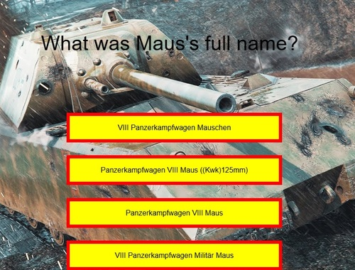 ਟੈਂਕ ਕੁਇਜ਼: ਮੌਸ 