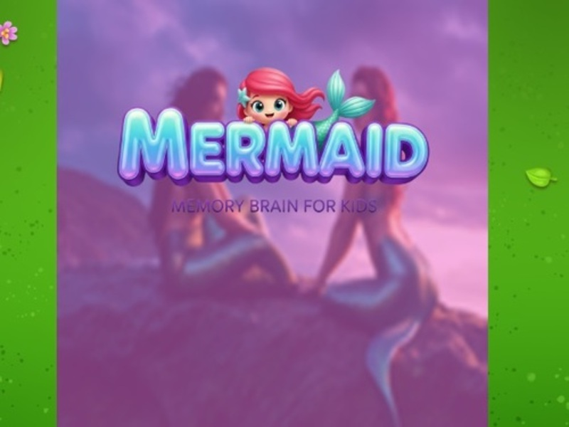 ਬੱਚਿਆਂ ਲਈ Mermaid ਯਾਦਦਾਸ਼ਤ ਦਾ ਦਿਮਾਗ