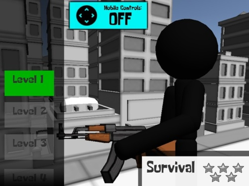 ਸਟਿੱਕਮੈਨ ਗਨ ਸ਼ੂਟਰ 3 ਡੀ