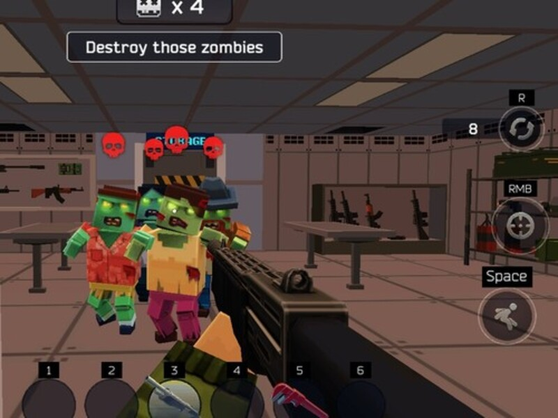 ਪਿਕਸਲ ਦਾ ਲੜਾਈ: ਜ਼ੈਮਬੀਜ਼ ਹੜਤਾਲ ਕਰਦੇ ਹਨ